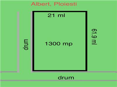 Teren cartier Albert 1300 mp