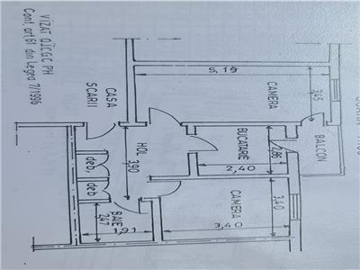 Apartament 2 camere strada Podu Inalt