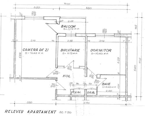Apartament 2 camere zona Cantacuzino